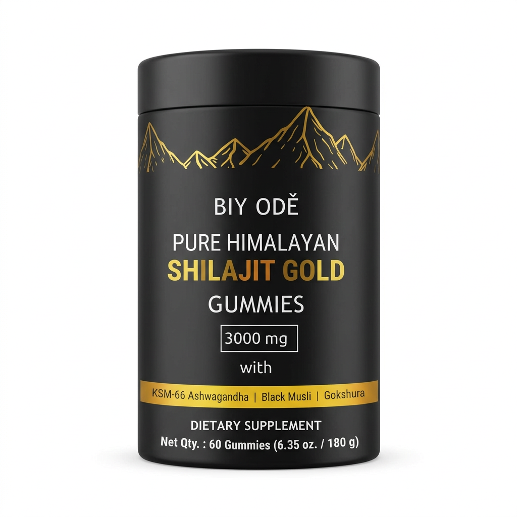 Gomitas de Shilajit puro del Himalaya