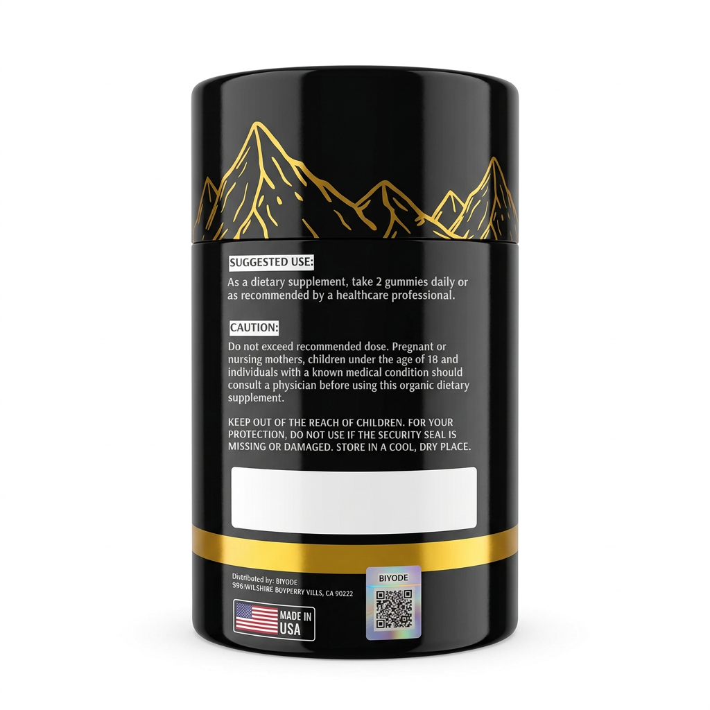 Gomitas de Shilajit puro del Himalaya