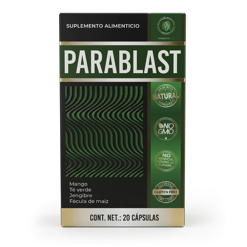 Parablast caja frontal suplemento alimenticio