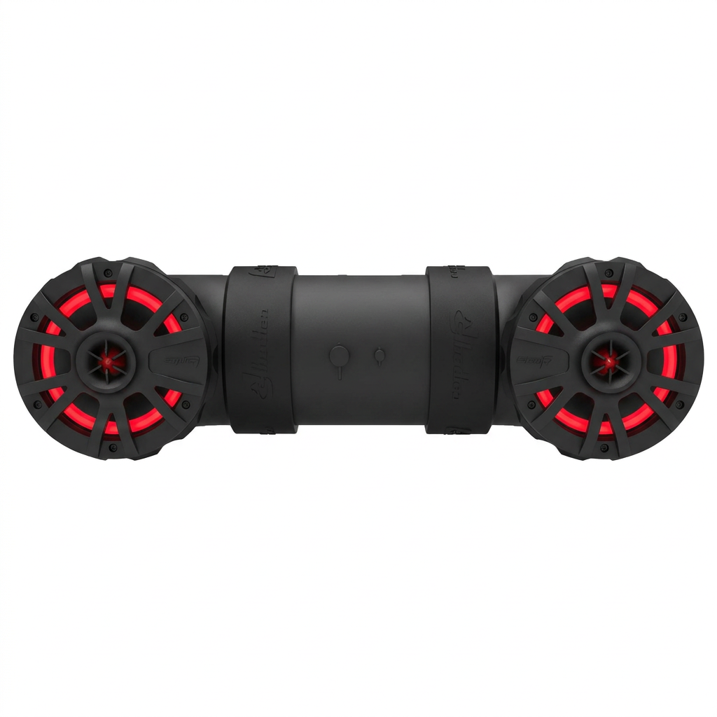 Cerwin-Vega UTV65 - Cuatrimoto CFMOTO con bocinas instaladas