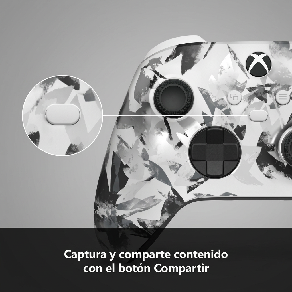 Control Xbox Storm Breaker - Empaque trasero especificaciones