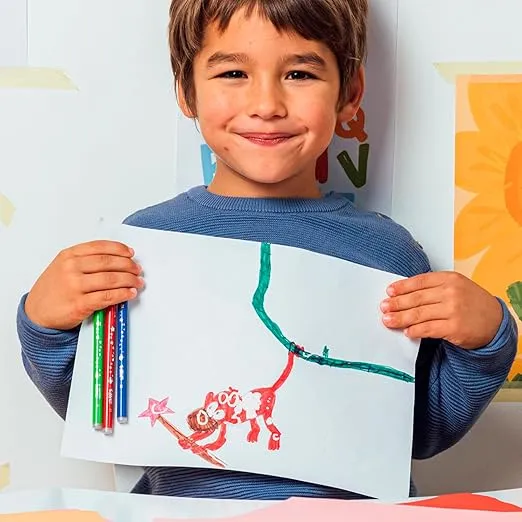 BIC Kids Efectos Mágicos 12 plumones de colores alineados — vista frontal