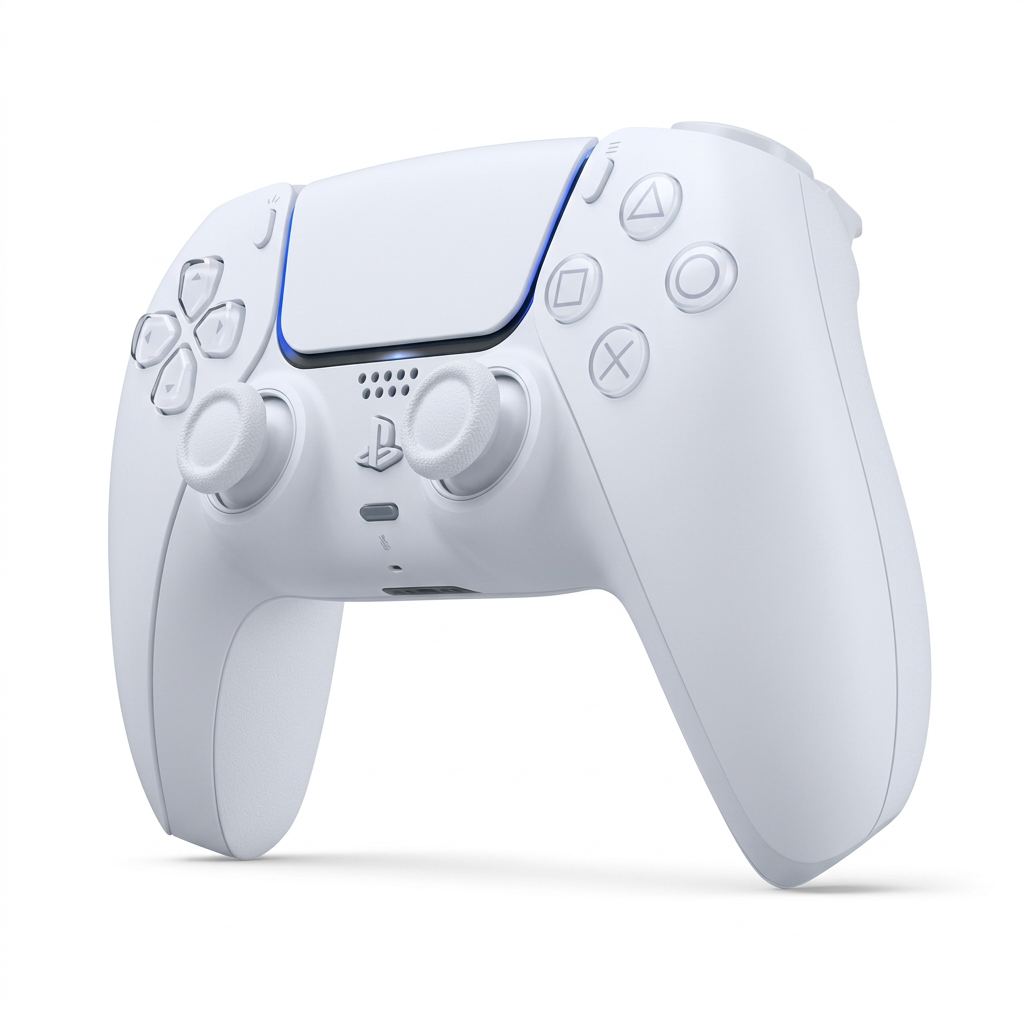 DualSense Chroma Pearl - Vista lateral izquierda