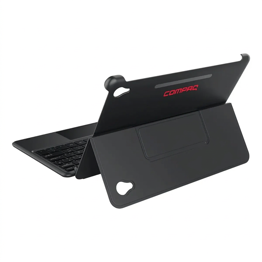 Compaq Q10 Plus - Teclado Bluetooth con touchpad y soporte trasero