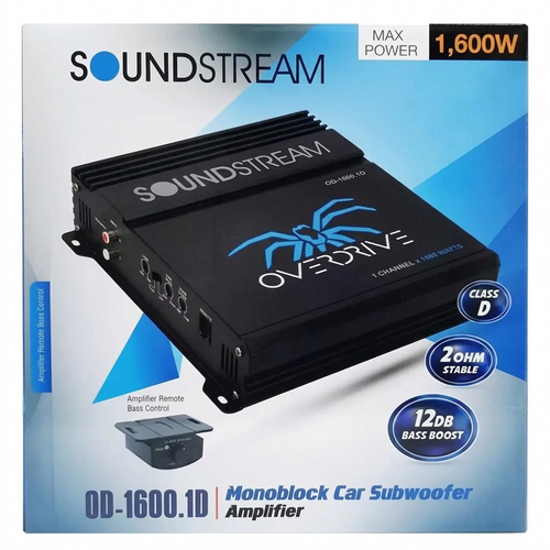 Amplificador Soundstream OD-1600.1D - Caja