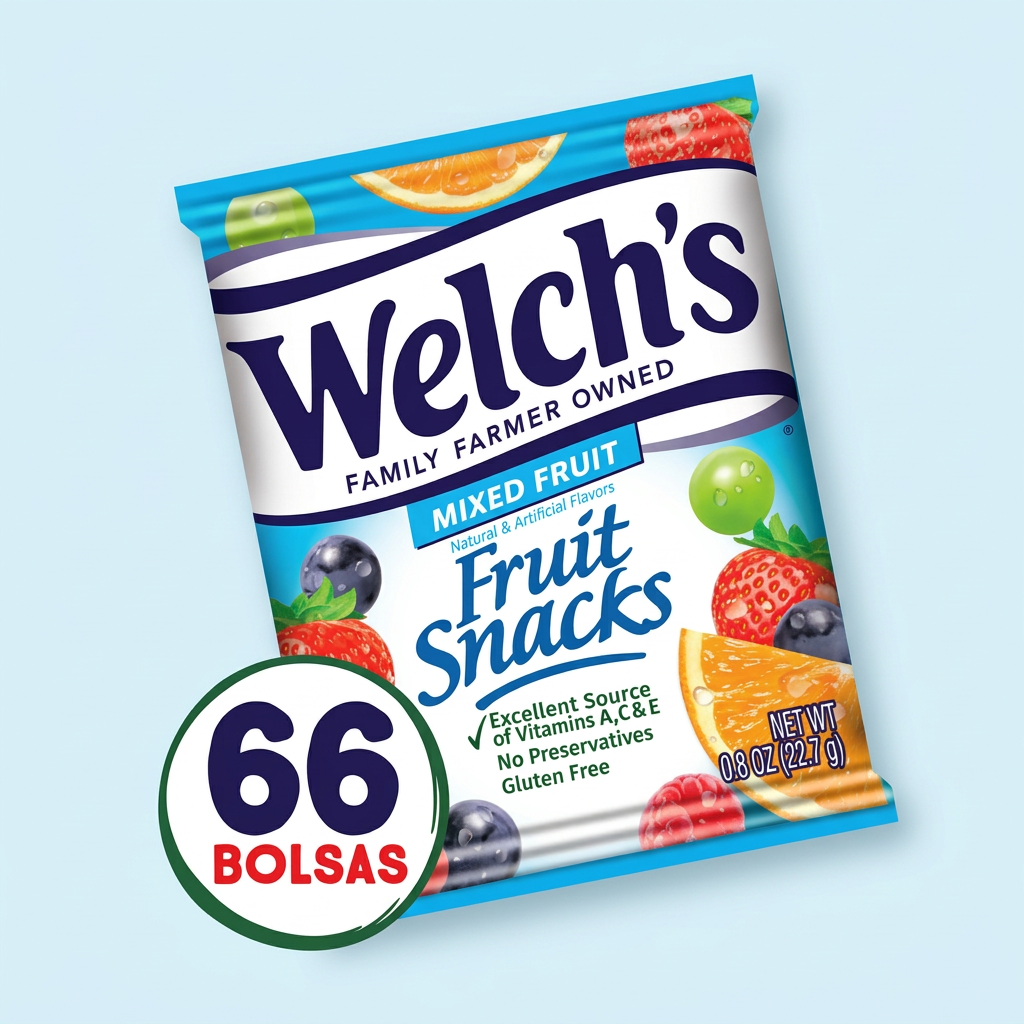 Welch's Fruit Snacks - Bolsa individual Mixed Fruit 22.7g