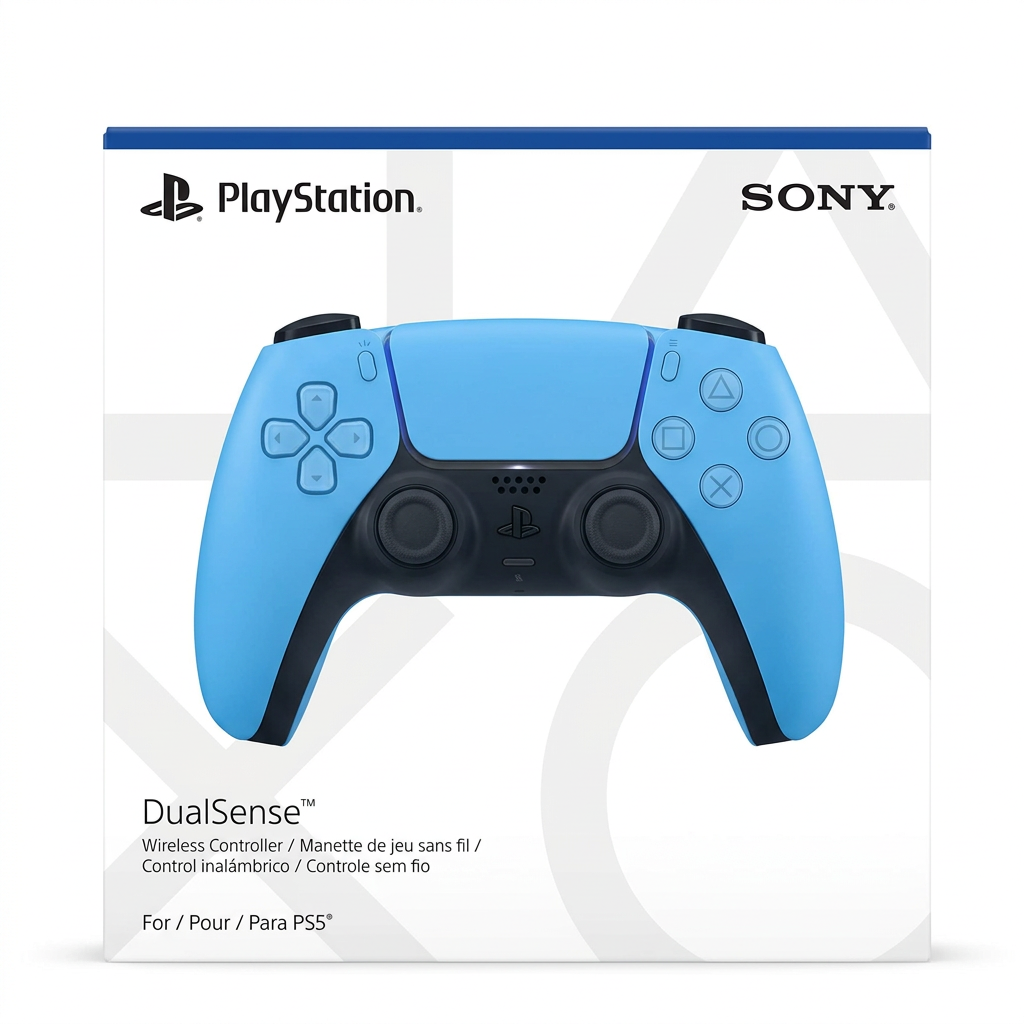 DualSense PS5 Starlight Blue - Caja frontal Sony PlayStation