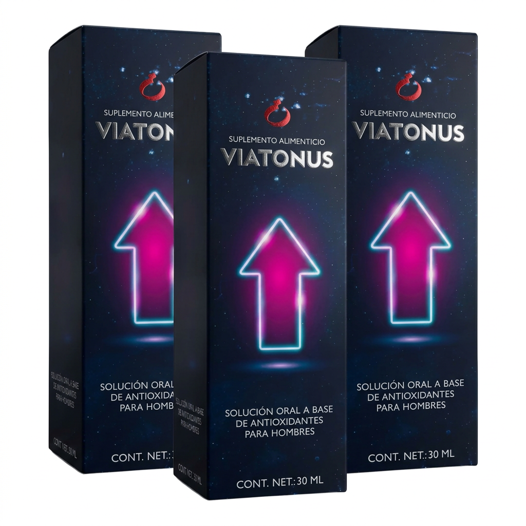 Viatonus 3-Pack cajas suplemento oral antioxidante para hombres