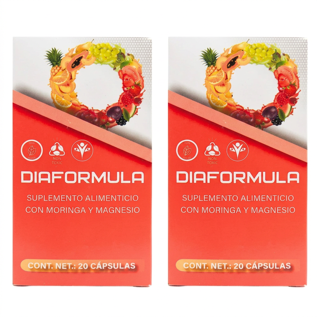 Diaformula 2 cajas x 20 cápsulas — paquete doble