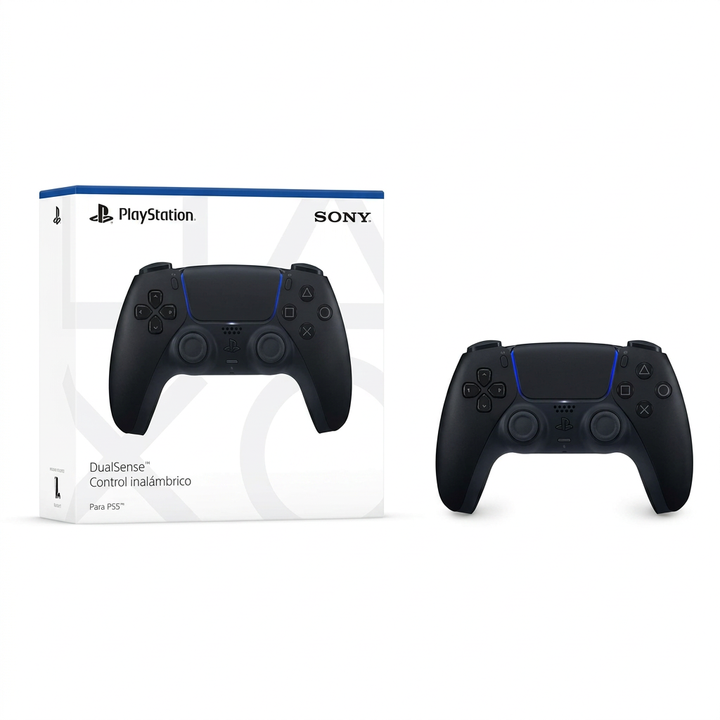 DualSense PS5 Midnight Black - caja y control