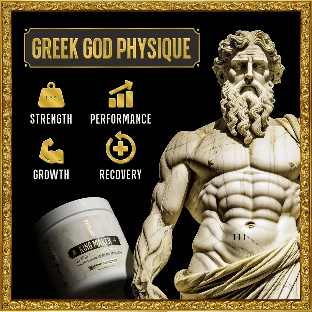 King Maker Greek God Physique - Fuerza, Performance, Crecimiento, Recuperación