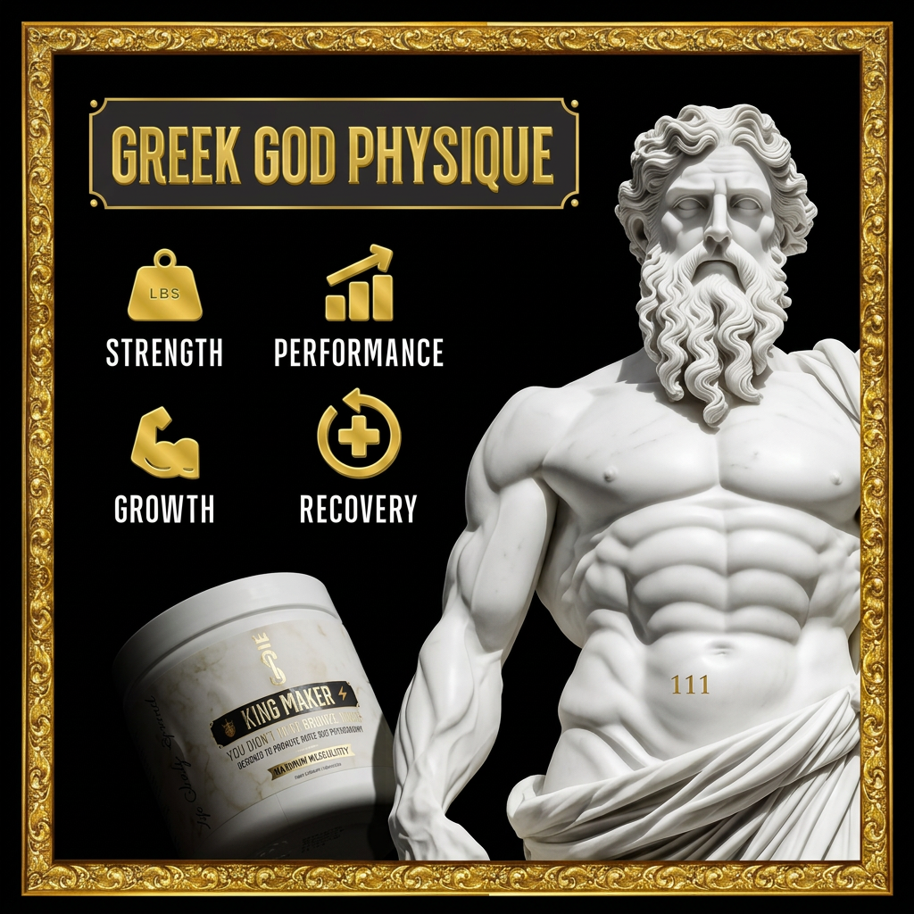 King Maker Greek God Physique - Fuerza, Performance, Crecimiento, Recuperación