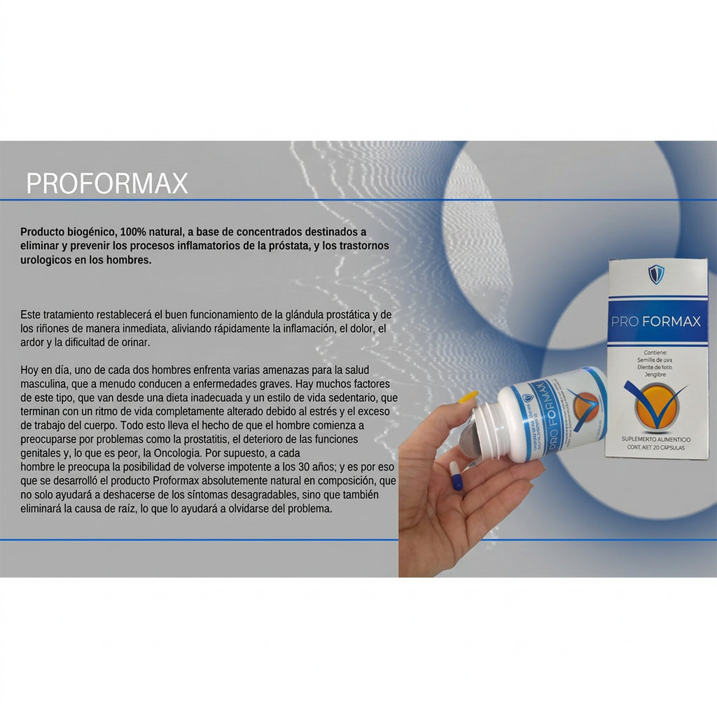Pro Formax - Descripción del producto y caja