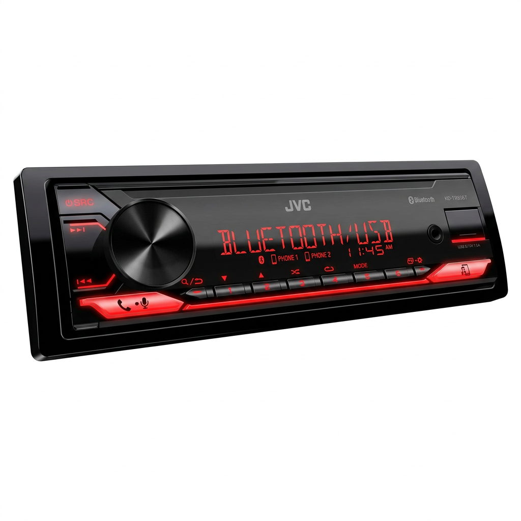 JVC KD-X280BT - Contenido de la caja completo