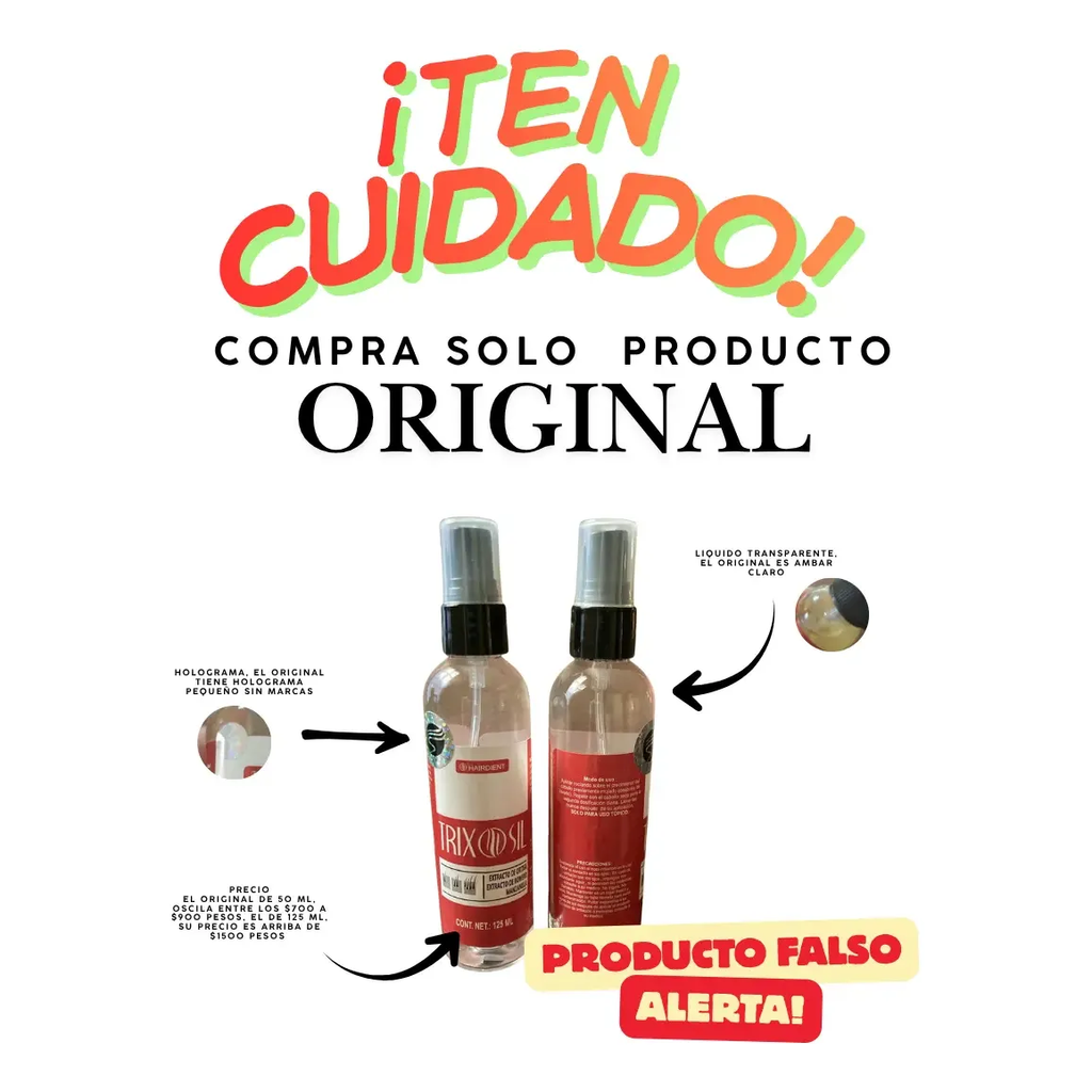 Trixosil - Guía para identificar producto original vs falso