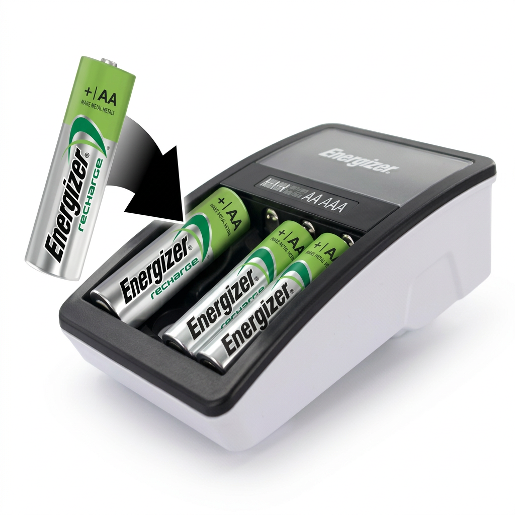 Cargador Energizer Maxi - Uso con pilas AA recargables