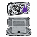 Estuche Nintendo Switch OLED Splash Negro/Morado – Exterior e interior