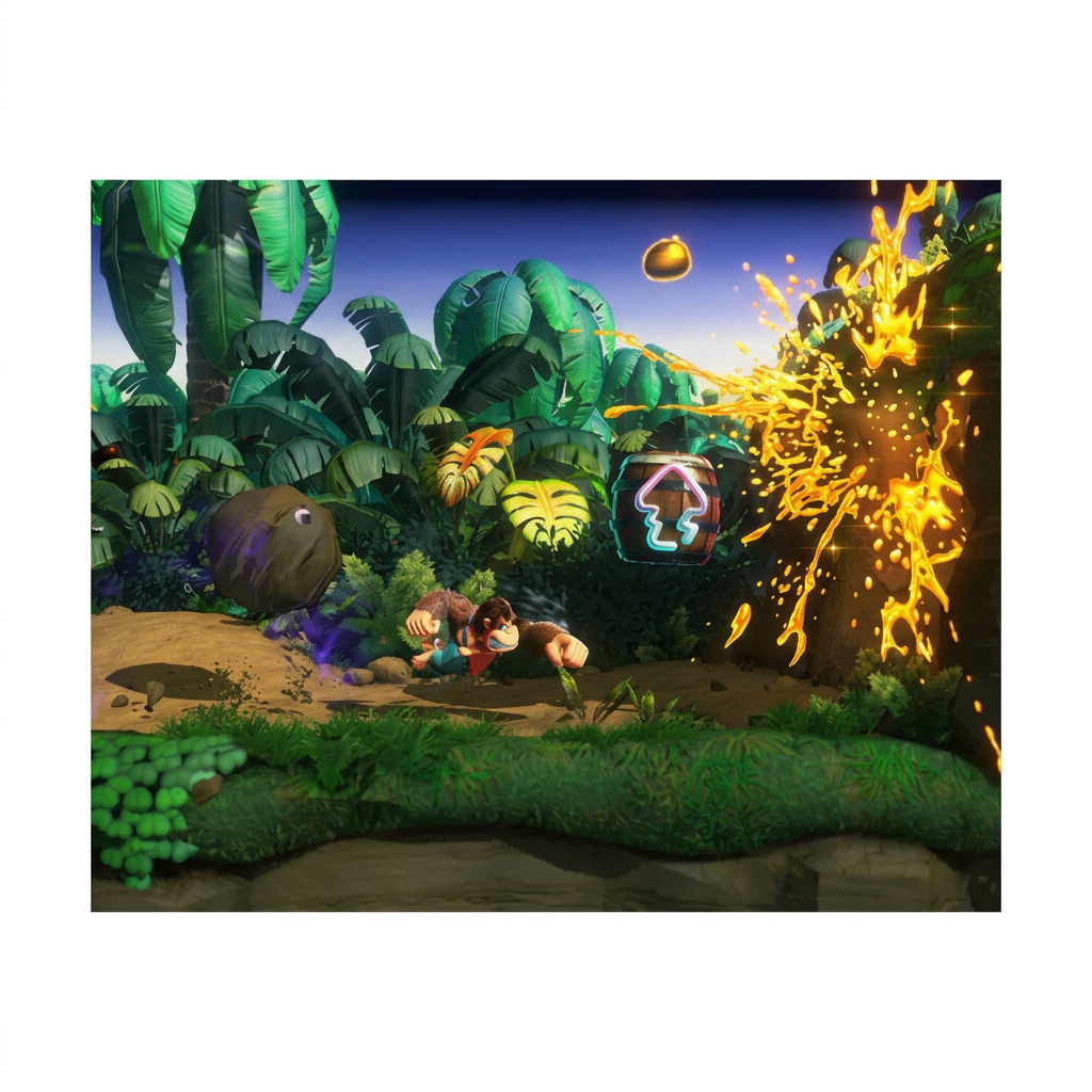Donkey Kong Bananza - Gameplay jungla