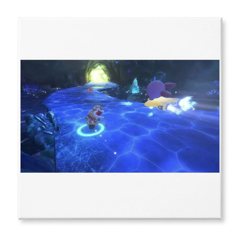 Kirby Air Riders - Gameplay carreras pista floral