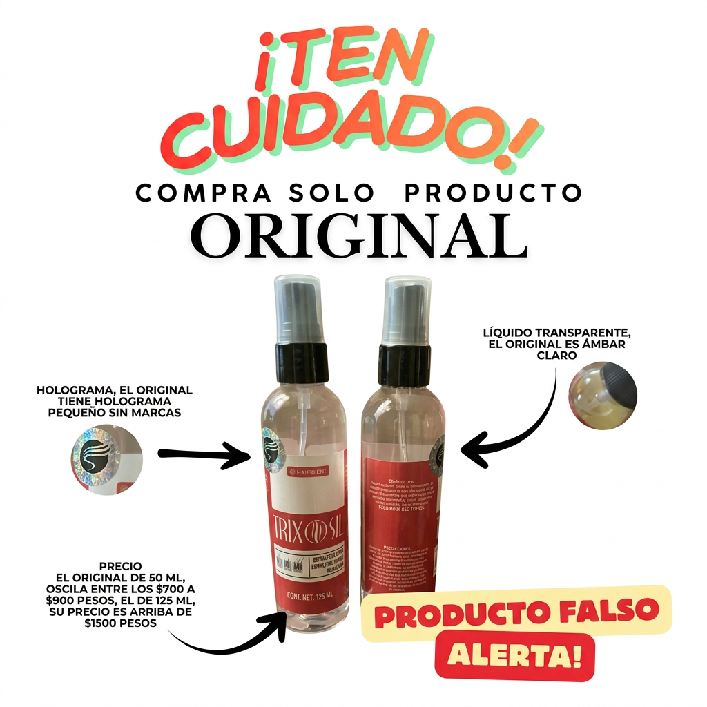 Trixosil - guía para identificar producto original vs falso