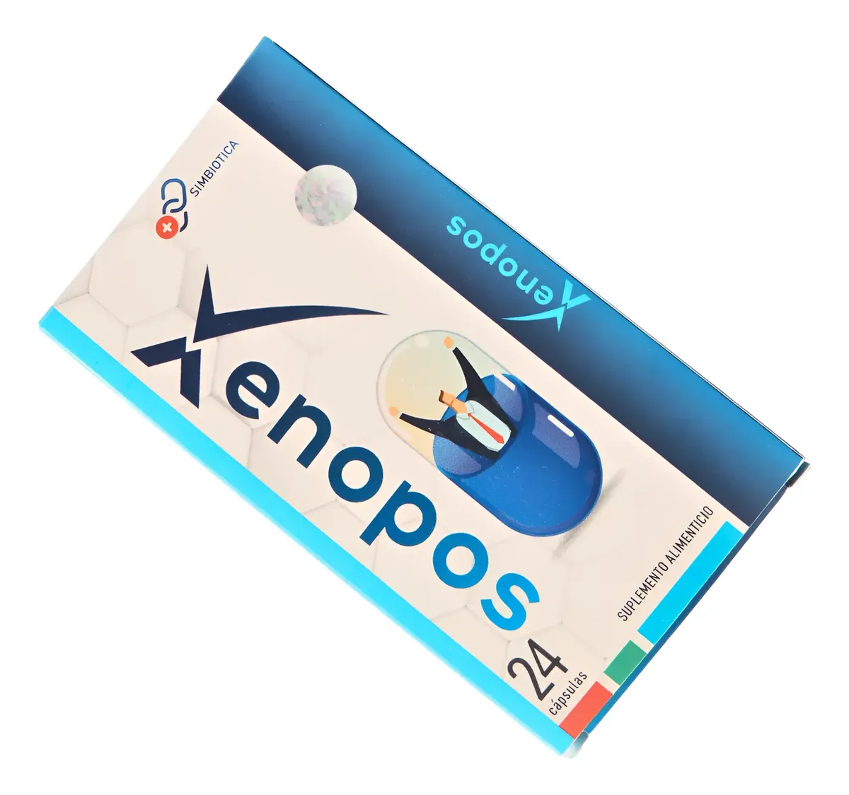 Xenopos 24 Cápsulas - Empaque frontal