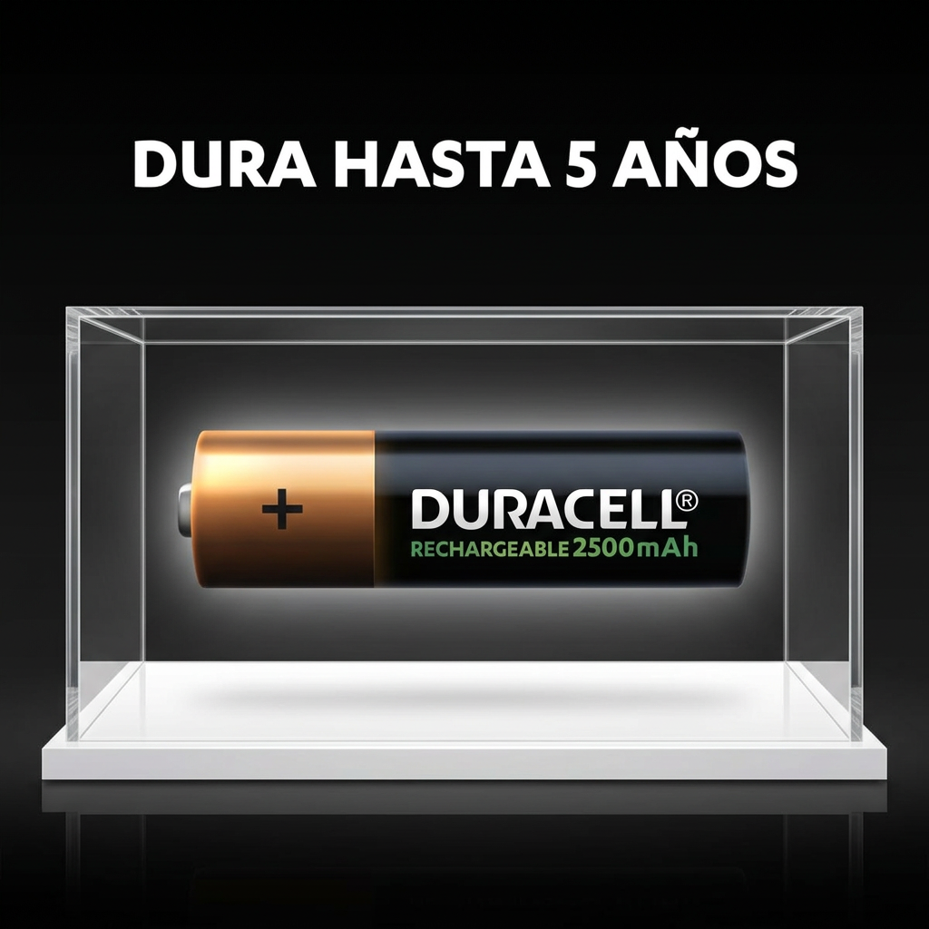 Duracell AA Recargable - Dura hasta 5 años