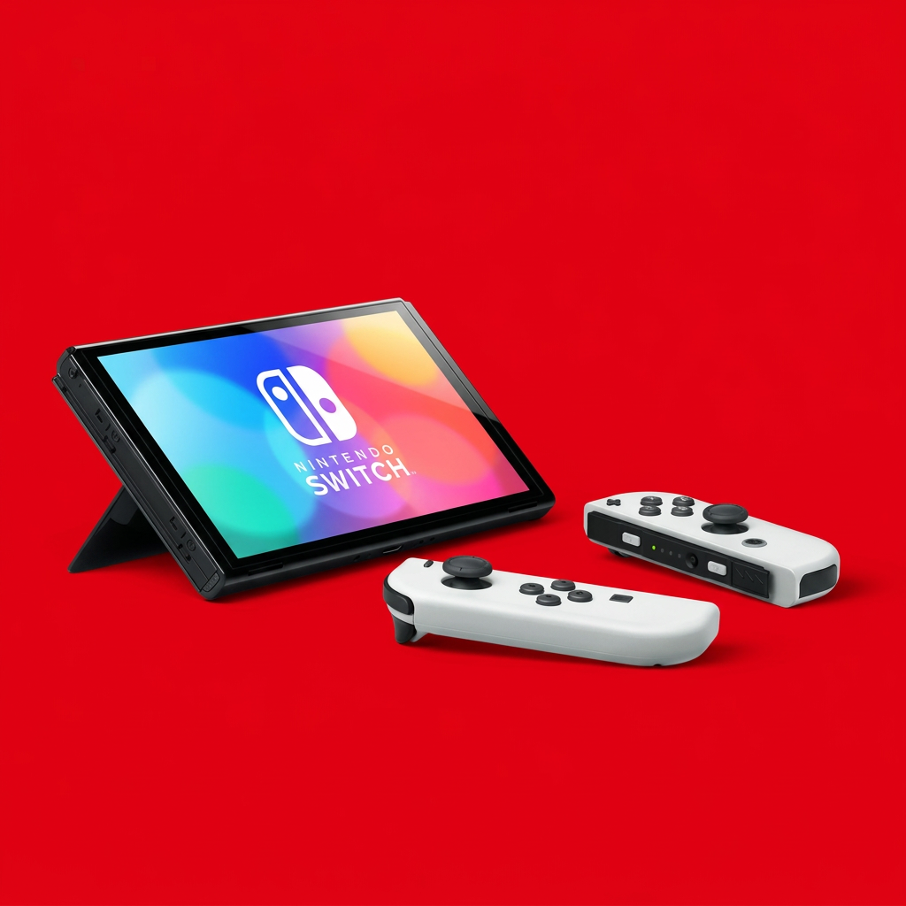 Nintendo Switch OLED - Consola con Joy-Con blancos