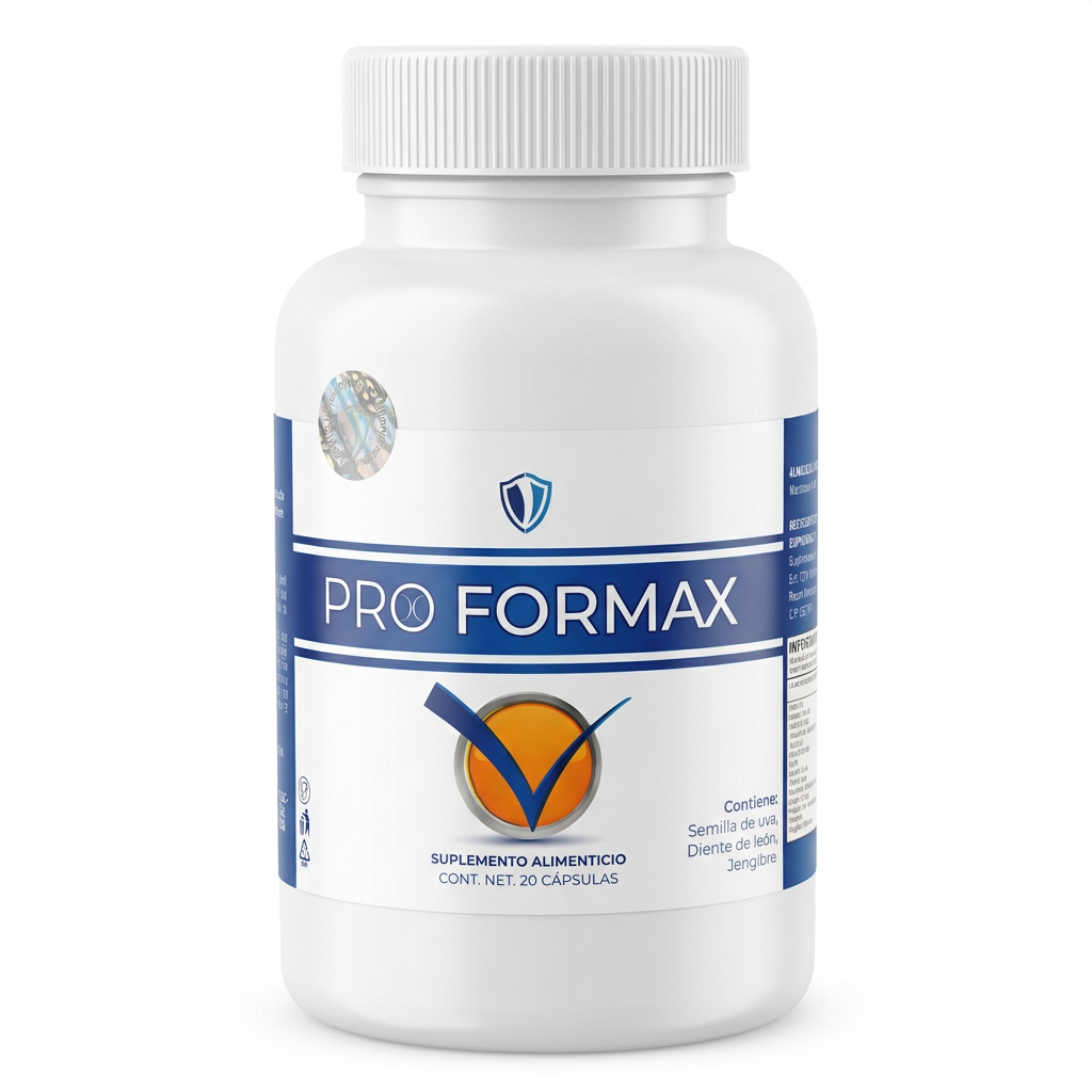 Pro Formax 20 Cápsulas - Frasco frontal