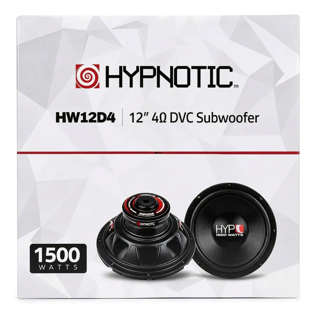 Subwoofer Hypnotic HW12D4 - Frente