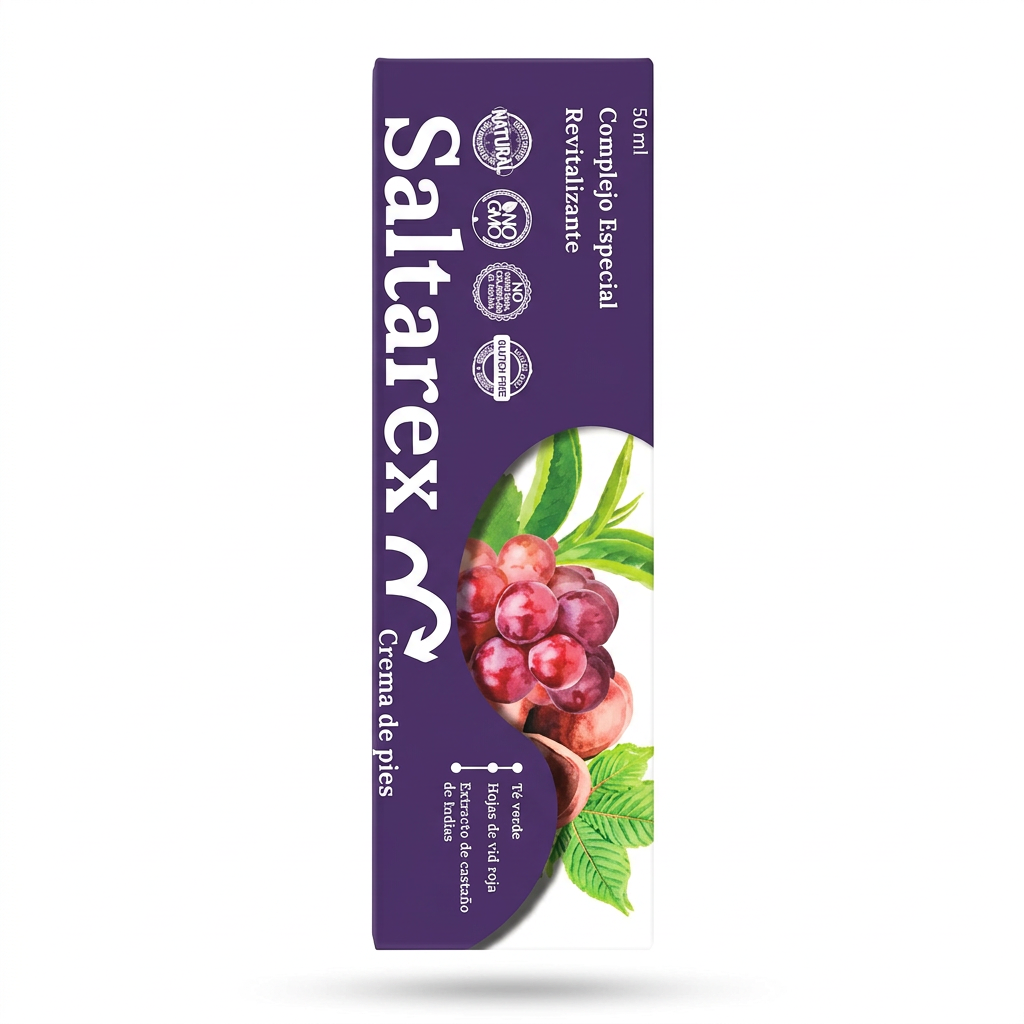 Saltarex Crema de Pies - caja morada Complejo Especial Revitalizante 50ml