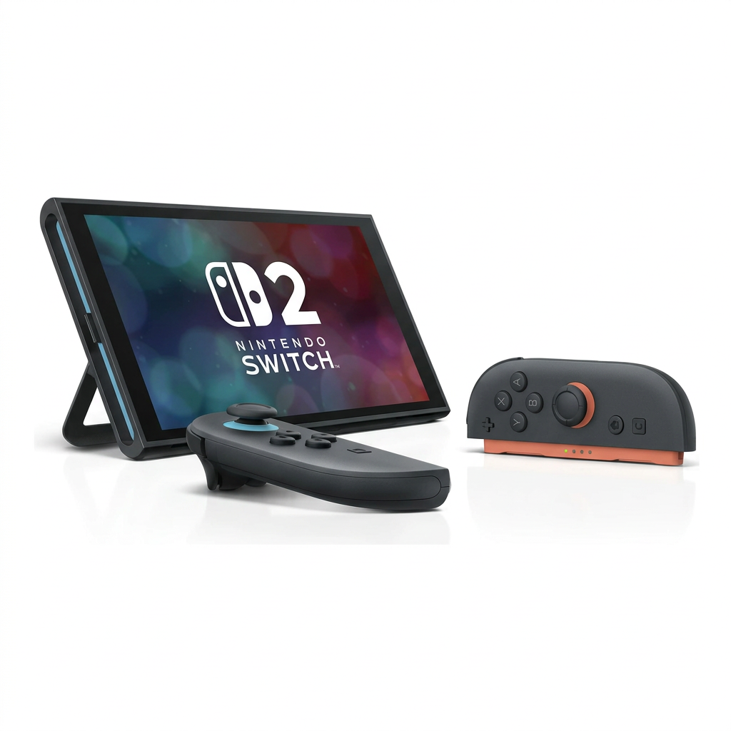 Nintendo Switch 2 - vista completa con accesorios