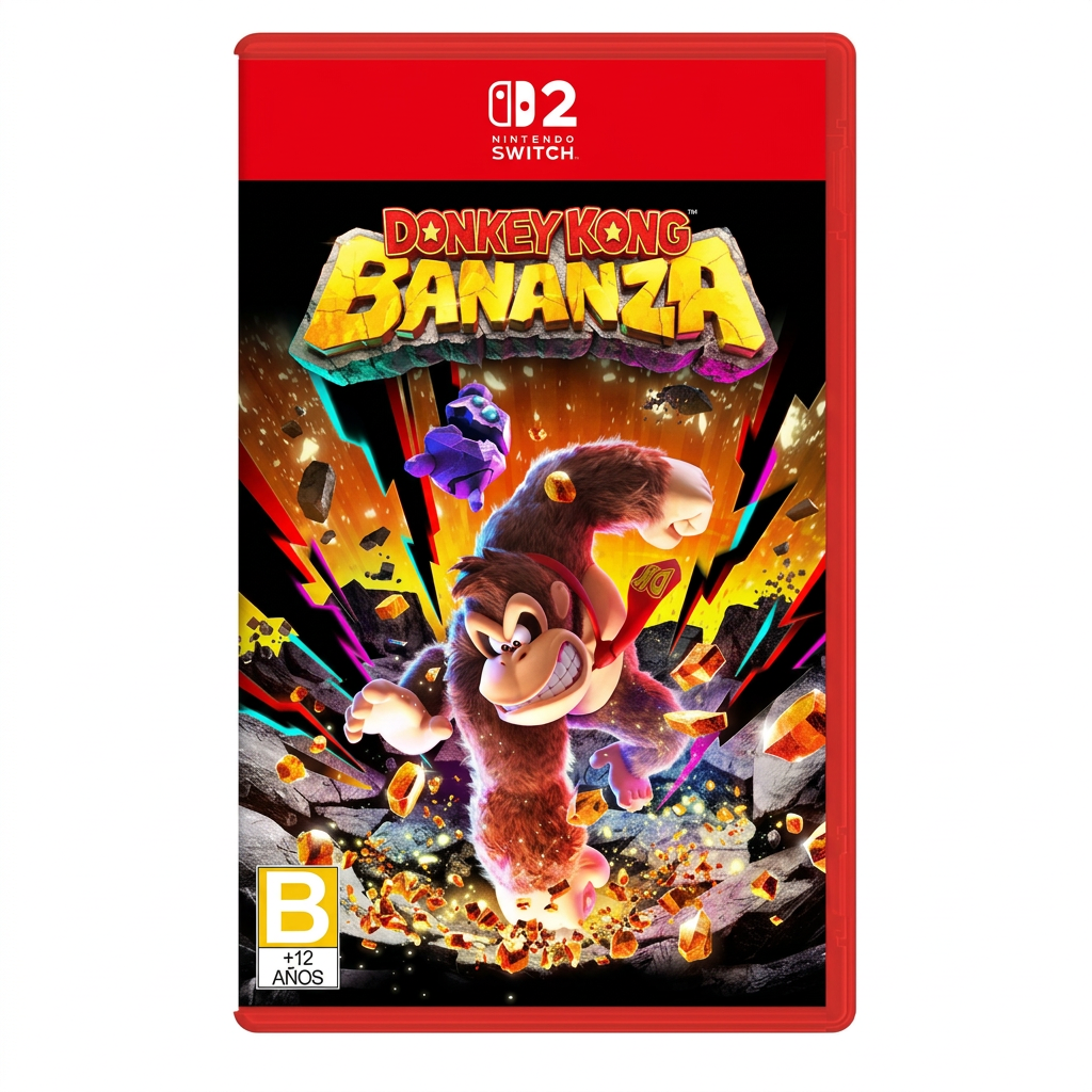 Donkey Kong Bananza - Portada Nintendo Switch 2