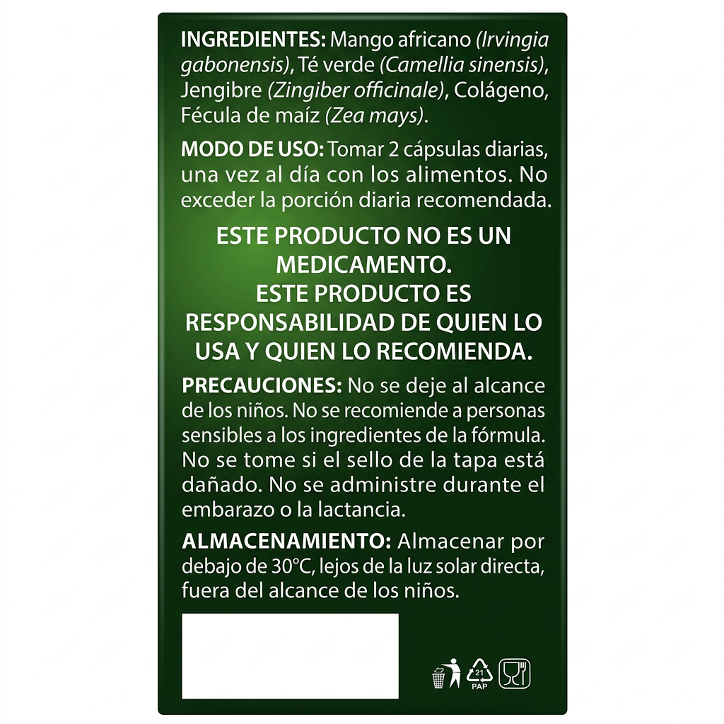 Parablast ingredientes y precauciones