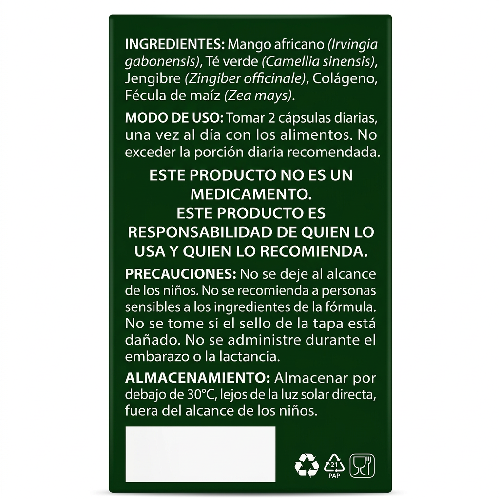 Parablast ingredientes y precauciones