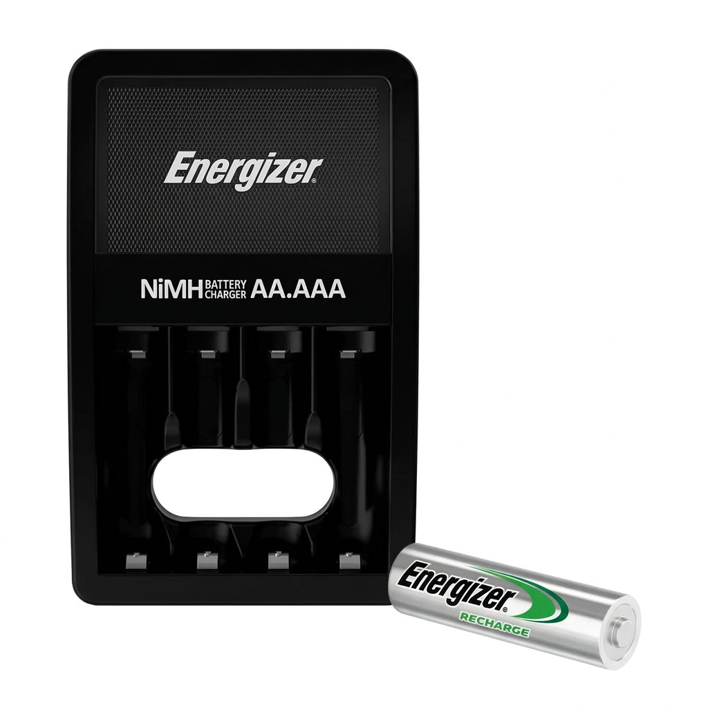 Cargador Energizer Maxi - cargador NiMH AA AAA con pila