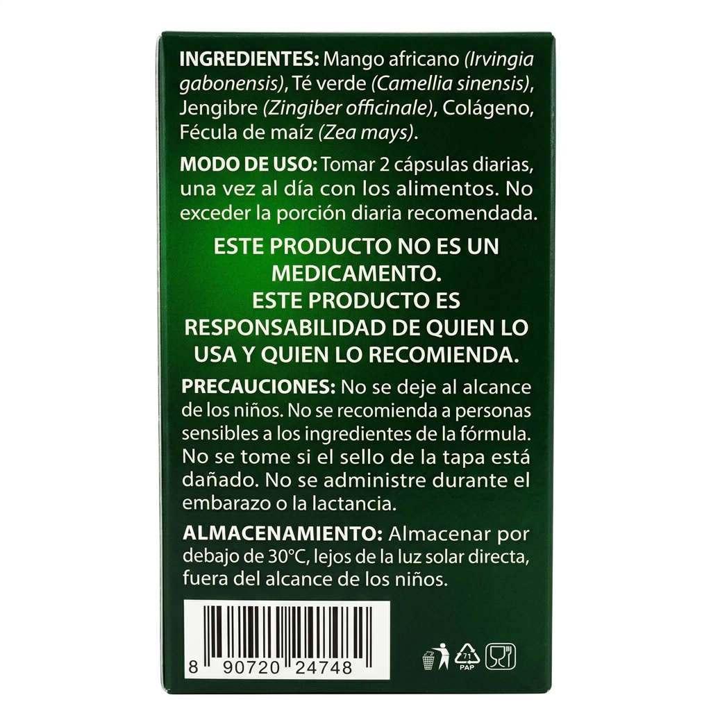 Parablast ingredientes y precauciones