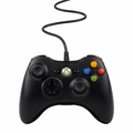 Control Alámbrico Negro Xbox 360 – Vista frontal