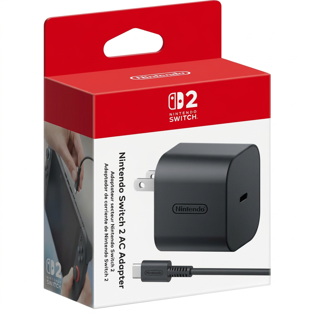 Adaptador de CA Nintendo Switch 2 - Caja frontal