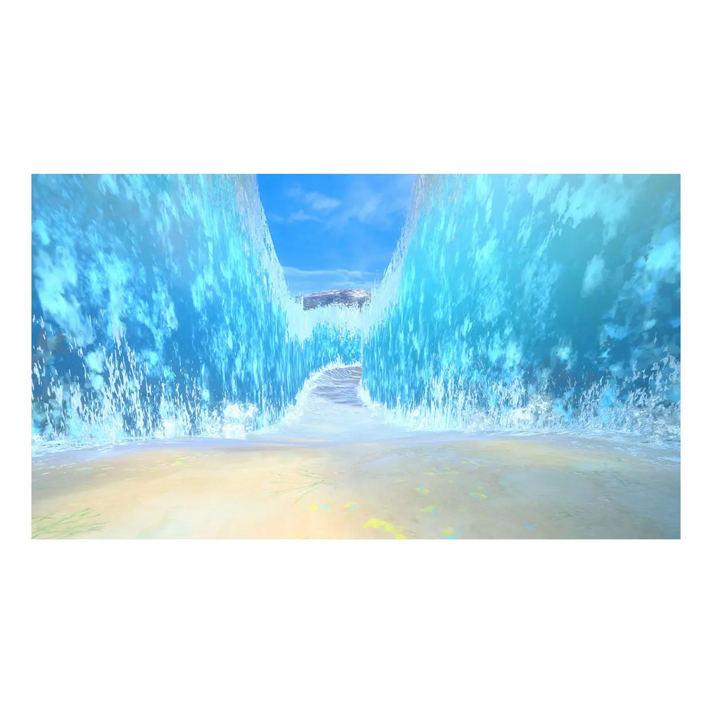 Kirby Air Riders - Gameplay olas de agua