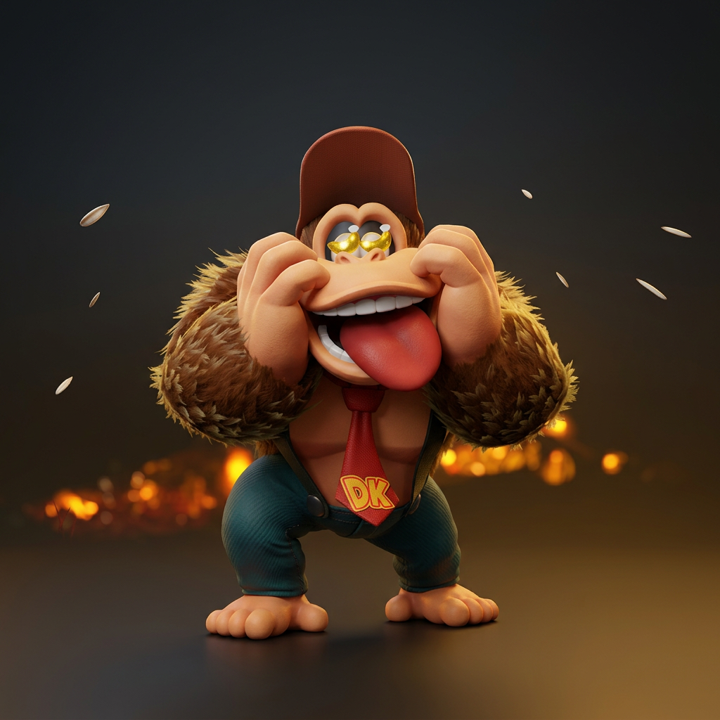 Donkey Kong Bananza - Donkey Kong close-up