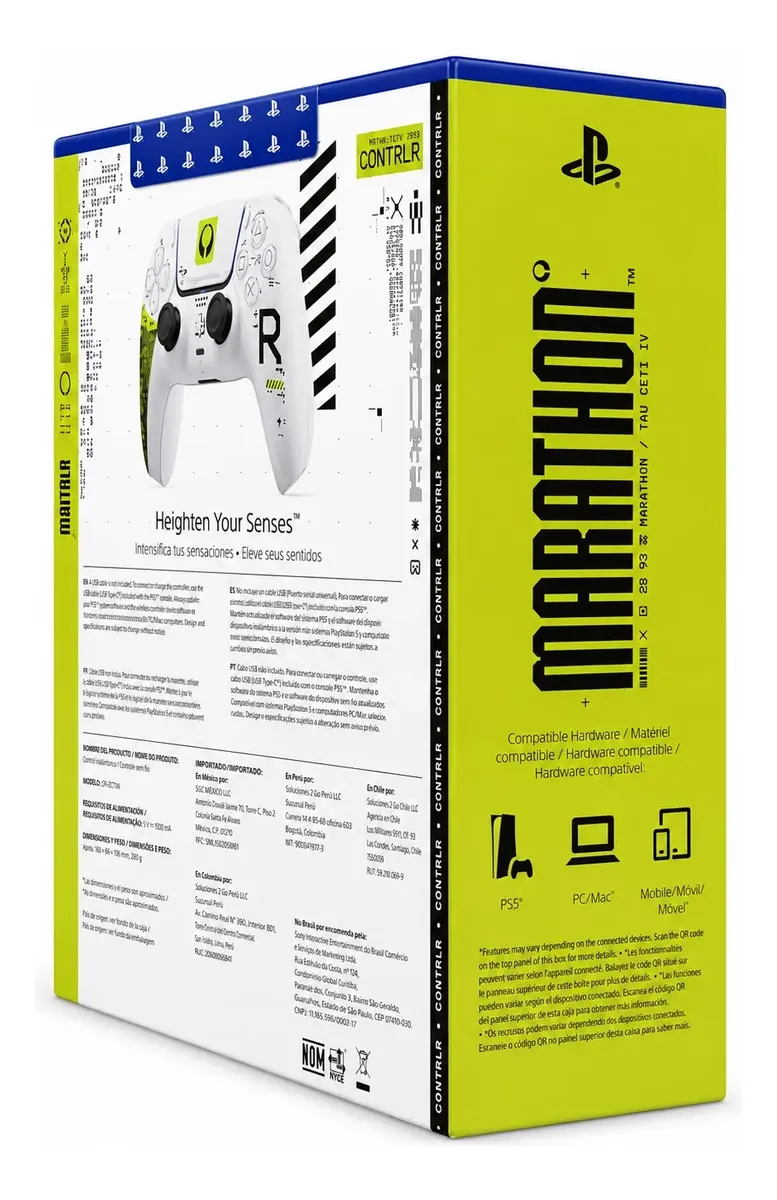 Control DualSense Marathon - caja lateral