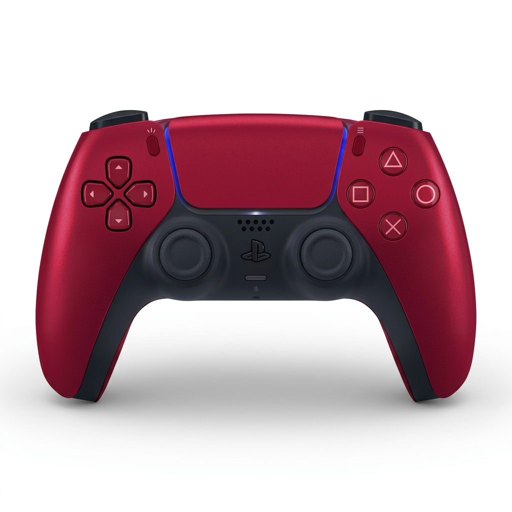 DualSense PS5 Volcanic Red - Vista frontal