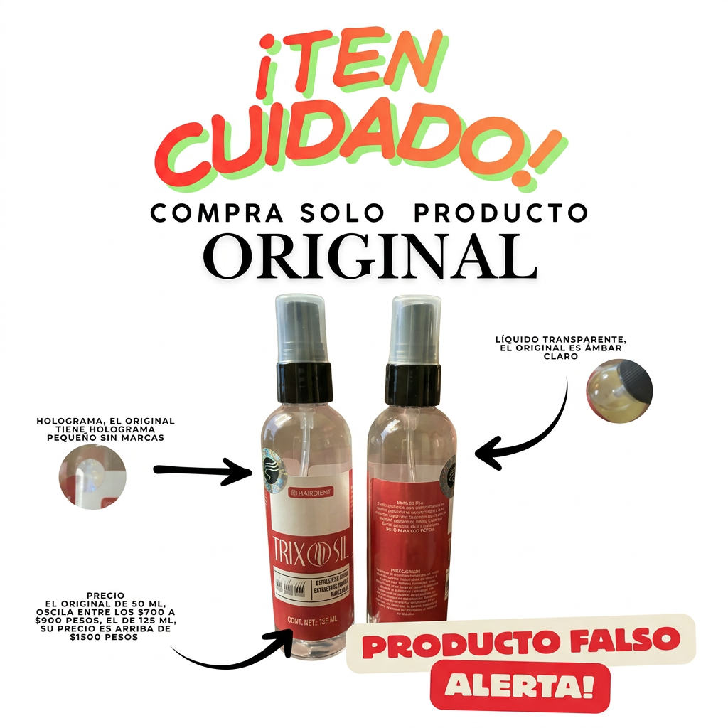 Guía para identificar Trixosil original vs falso