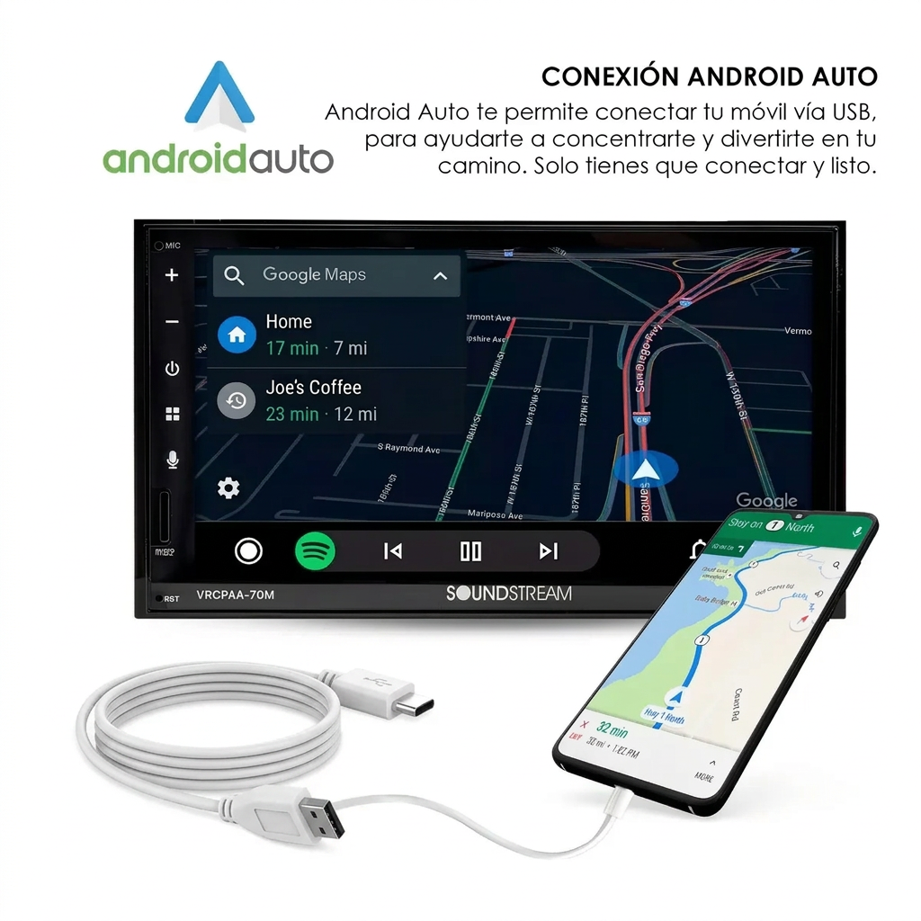 Panel trasero con conectores RCA y arnés