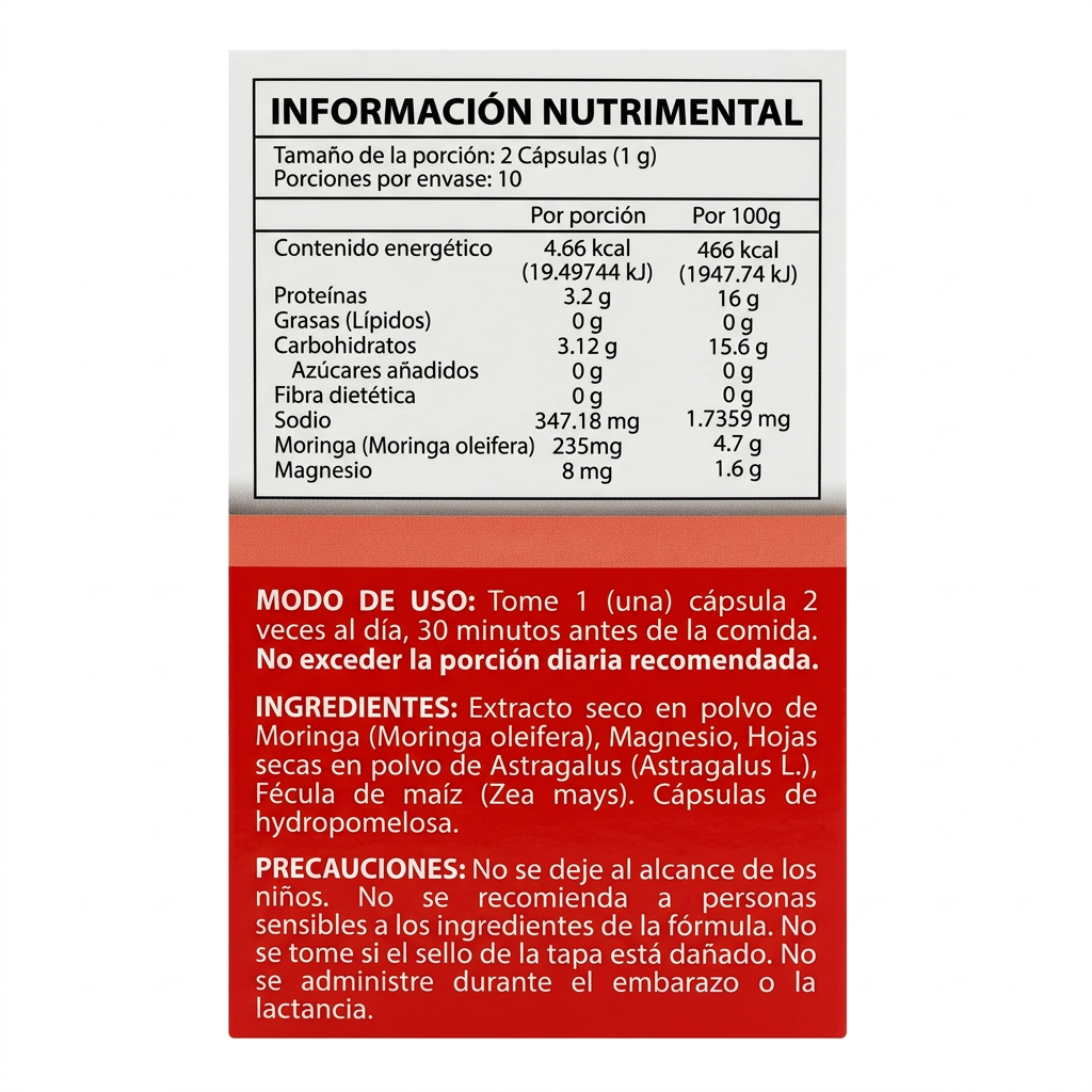 Diaformula tabla nutrimental, ingredientes, modo de uso y precauciones