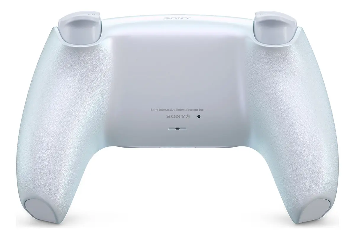 DualSense Chroma Pearl - vista trasera nacarada